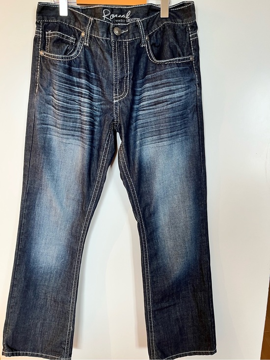 Royal Premium Other - Royal Premium Men’s 34x30 Dark Wash Bootcut Jeans – Contrast Stitch